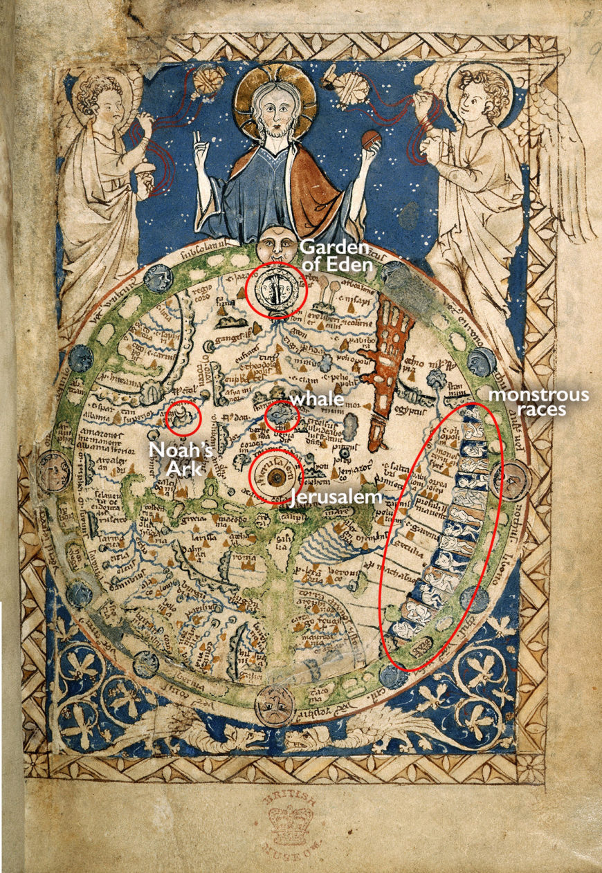 The Map Psalter, 1262-1300, London or Westminster, England (The British Library)