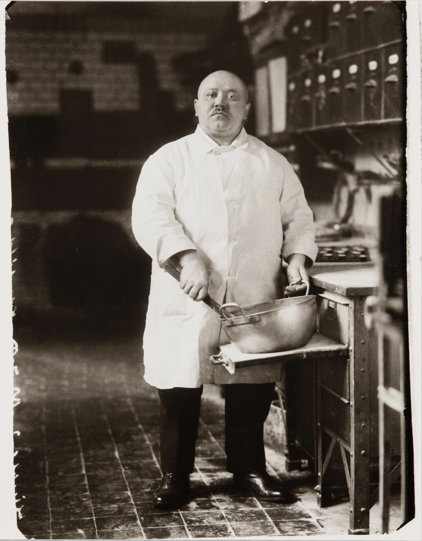 August Sander, Pastry Cook (Konditor), 1928, gelatin silver print, 30.32 × 22.54 cm (Carnegie Museum of Art, Carnegie Institute)