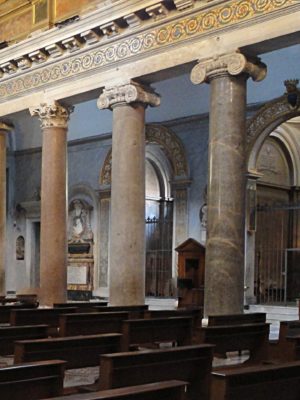 Columns, Santa Maria Trastevere, Rome
