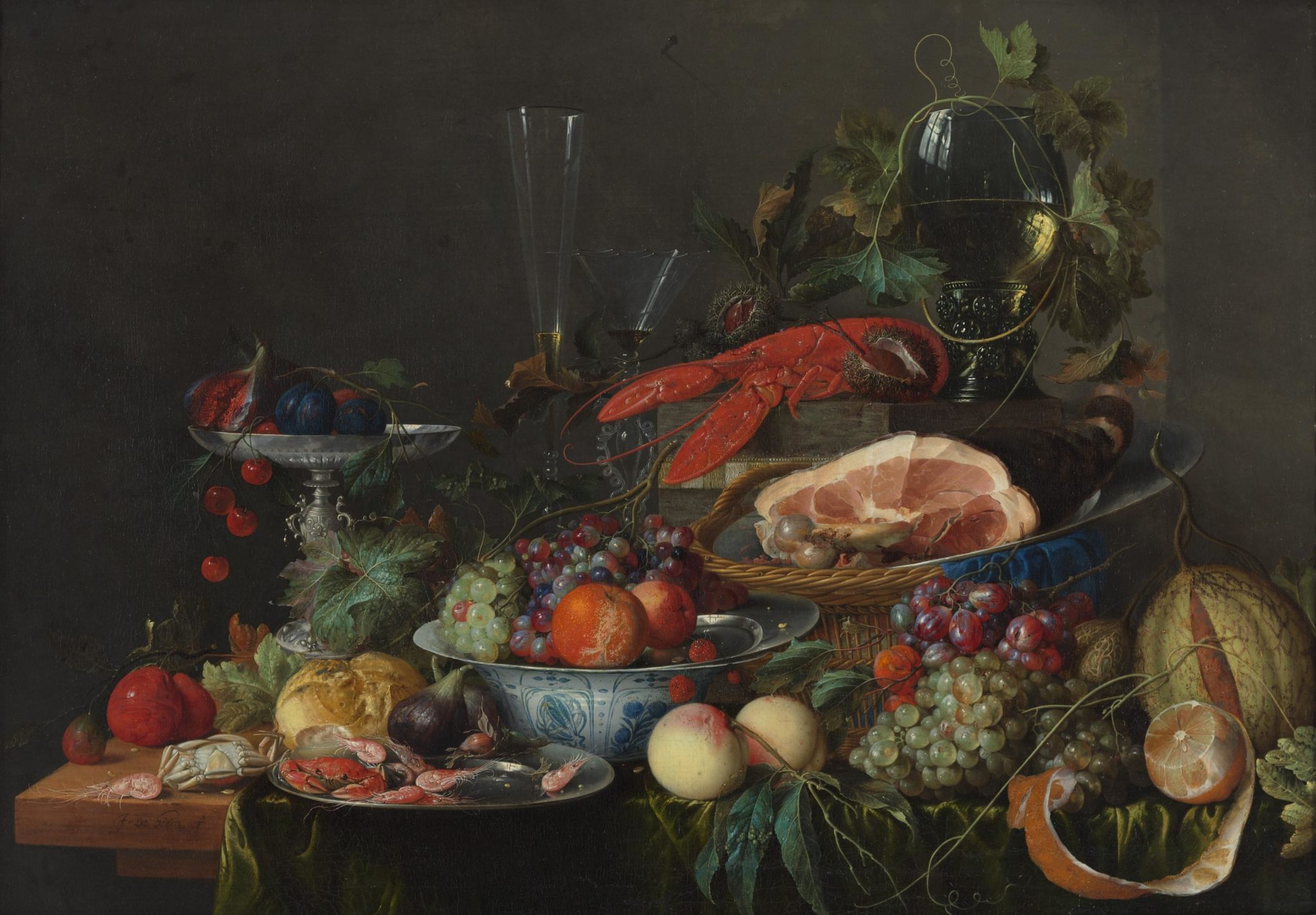 » Juan Sanchez de Cotán, Quince, Cabbage, Melon and Cucumber » Juan Sanchez de Cotán, Quince, Cabbage, Melon and Cucumber