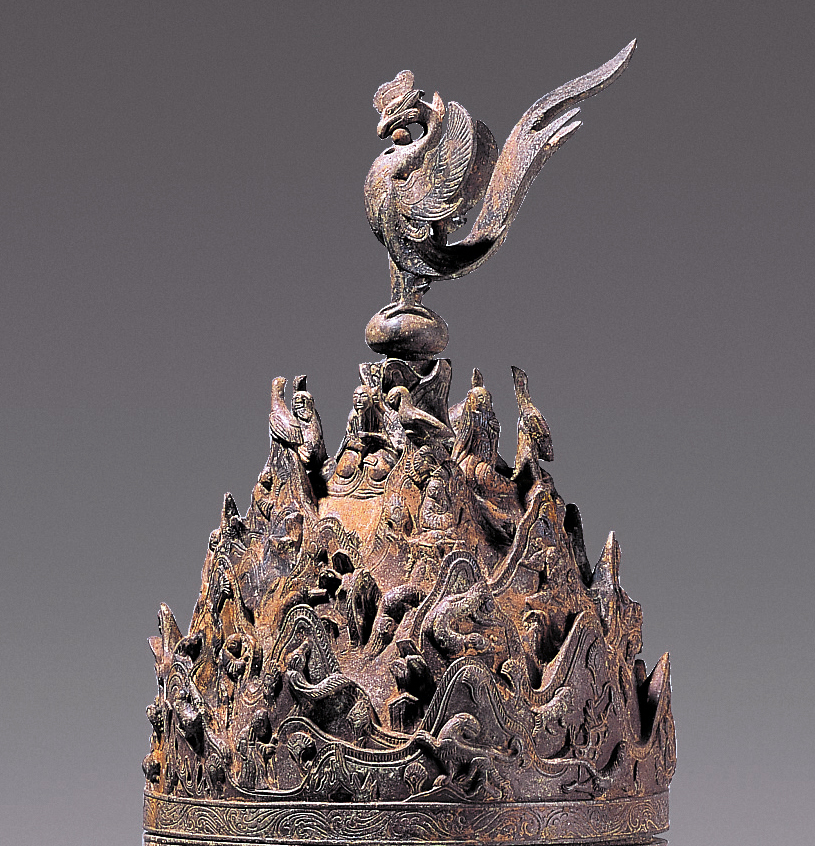 Baekje Gilt-bronze Incense Burner, Baekje (6th-7th century), Height: 61.8 cm, National Treasure 287