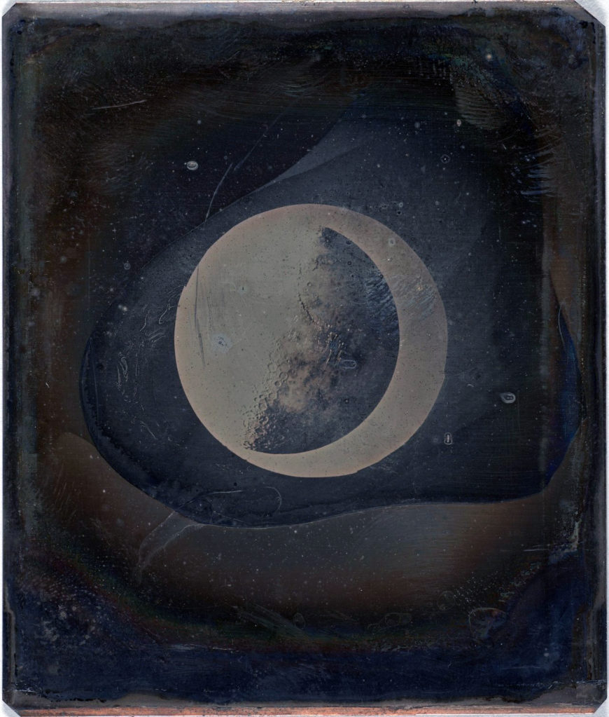 John William Draper, Moon, 1840. Daguerreotype.