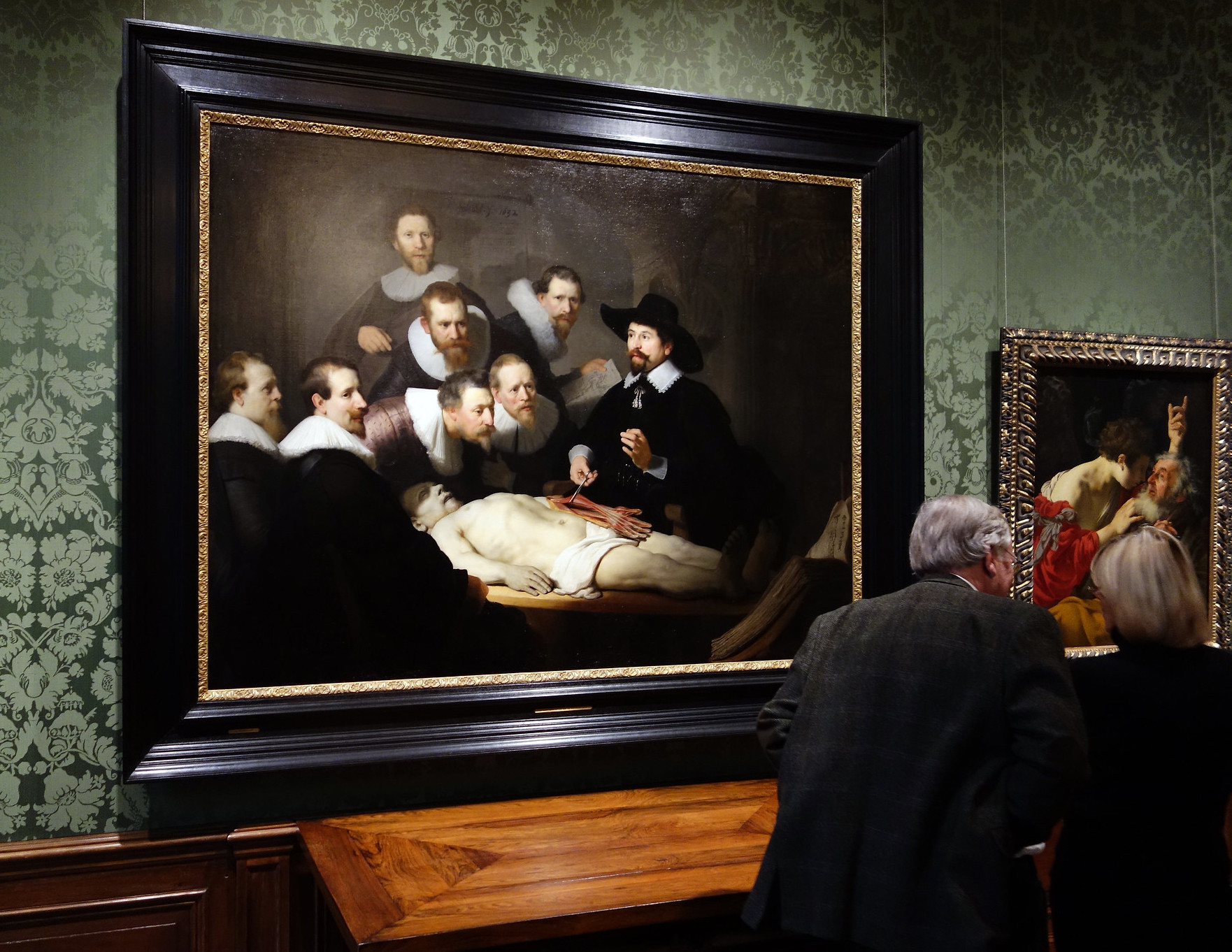 View of Rembrandt van Rijn, The Anatomy Lesson of Dr. Tulp, 1632, oil on canvas, 169.5 x 216.5 cm (Mauritshuis, The Hague, Netherlands; photo: Steven Zucker, CC BY-NC-SA 2.0)