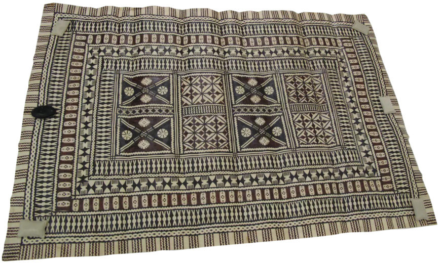 Masi, Fiji, date unknown, barkcloth, 185 x 122.5 cm (Auckland War Memorial Museum)