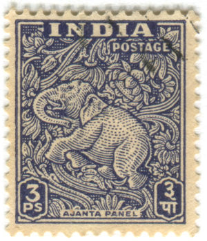 Ajanta Stamp, 1949 (photo: Karen Horton, CC BY-NC 2.0)
