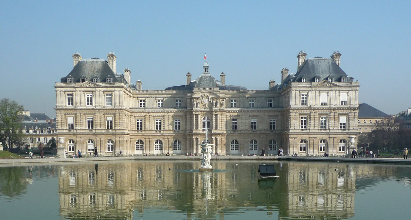 Luxembourg Palace (garden façade), Paris (photo: Steven Zucker, CC BY-NC-SA 2.0)