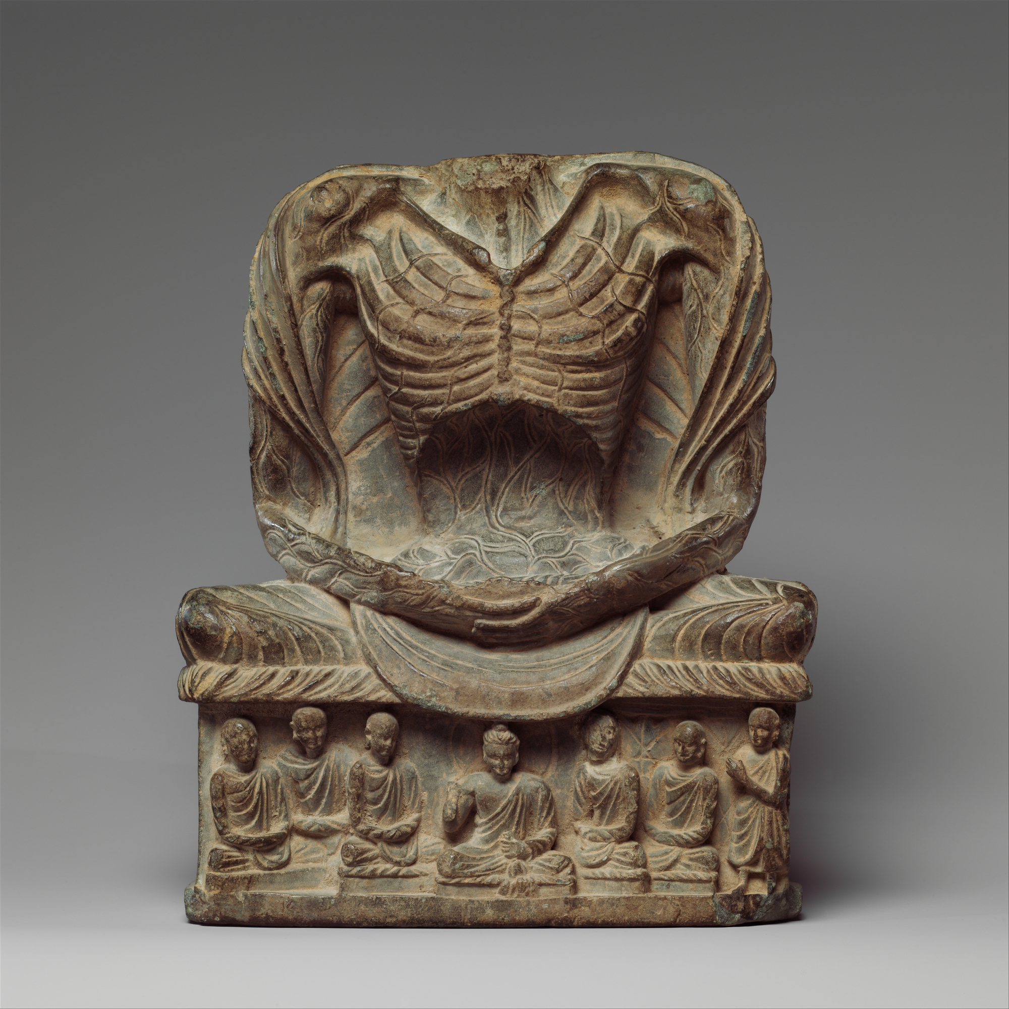 Fasting Buddha Shakyamuni, 3rd–5th century Kushan period, Pakistan/ancient Gandhara (Metropolitan Museum of Art)