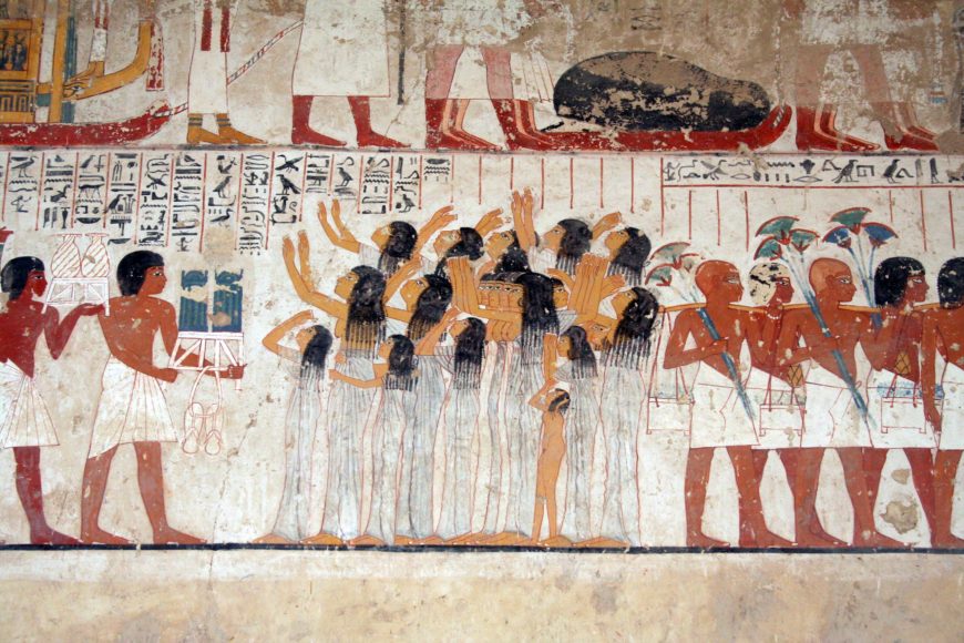 Funerary procession, Thebes (photo: Dr. Amy Calvert)