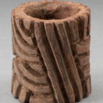 Roller Seal, c. 800–400 B.C.E., Olmec (found Veracruz or Tabasco, Mexico), ceramic and pigment, 7.6 x 5.4 cm (Art Institute of Chicago)