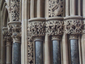 Foliate carvings at Southwell Minster, Nottinghamshire, England (photo: Mattis)