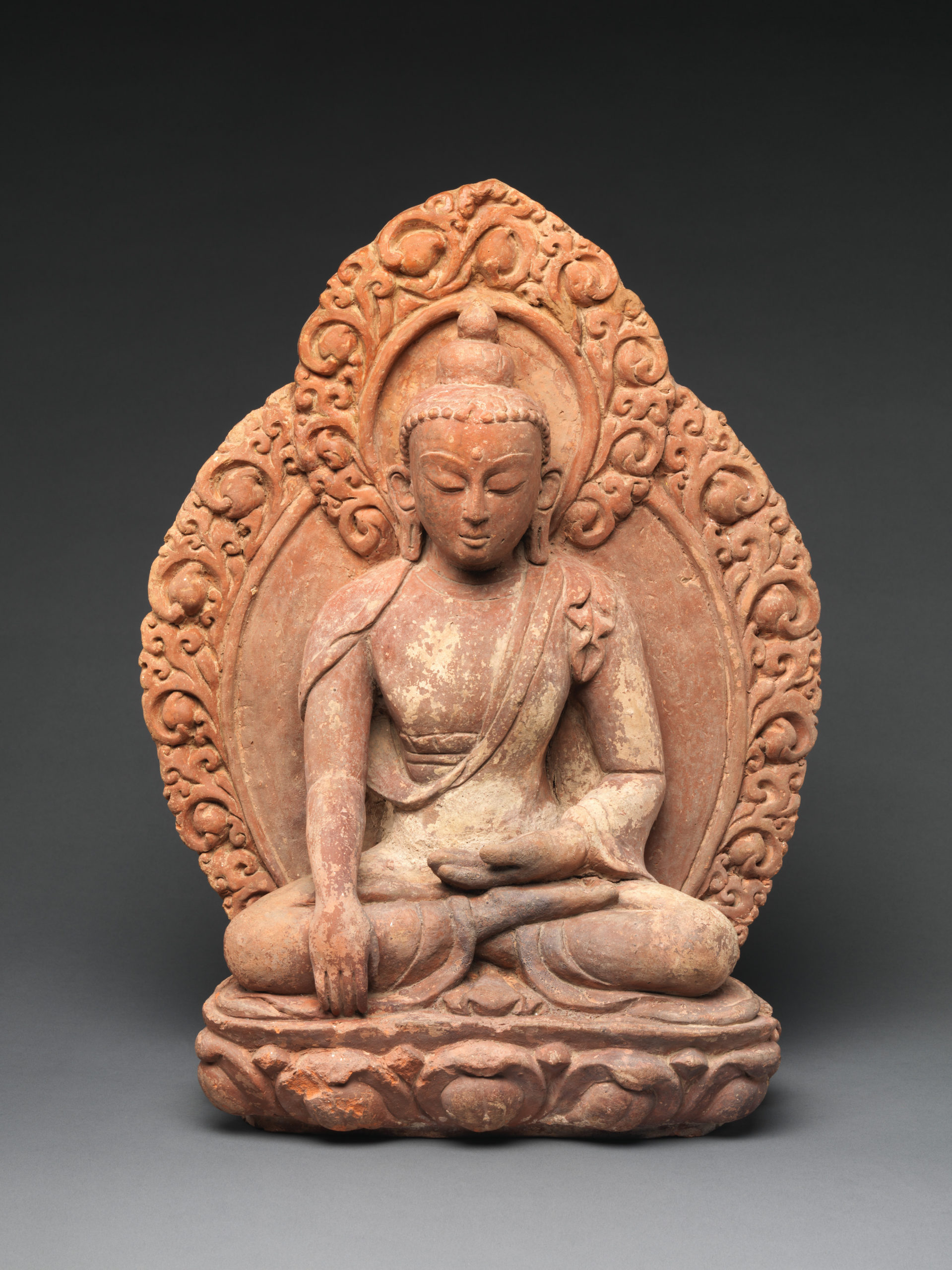 The Buddha Statue in Abhaya Mudra Hand Pose, Symbolizing Safety Stock Image  - Image of dagoba, cityscape: 115161345