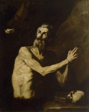 Jusepe de Ribera, St Paul the Hermit, c. 1638, oil on canvas,132.7 x 106.7 cm (Walters Art Museum, Baltimore)