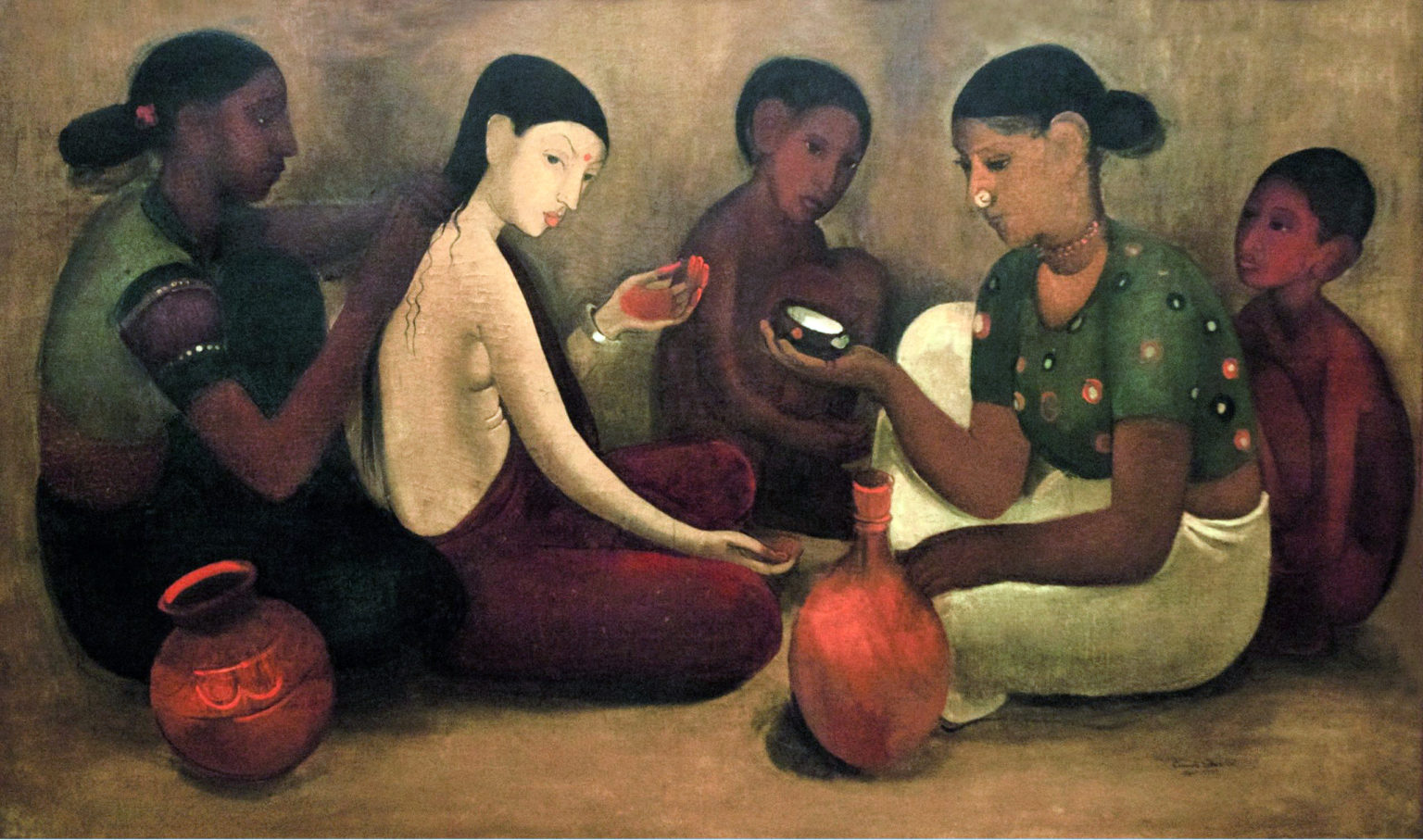 Amrita Sher-Gil, Bride&rsquo;s Toilet