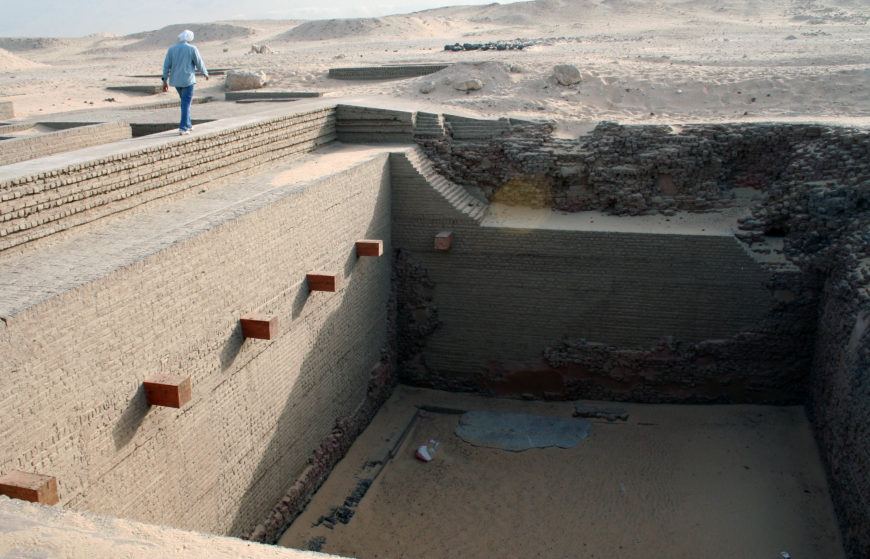 Early Dynastic royal tombs, Abydos, Egypt (photo: Dr. Amy Calvert)