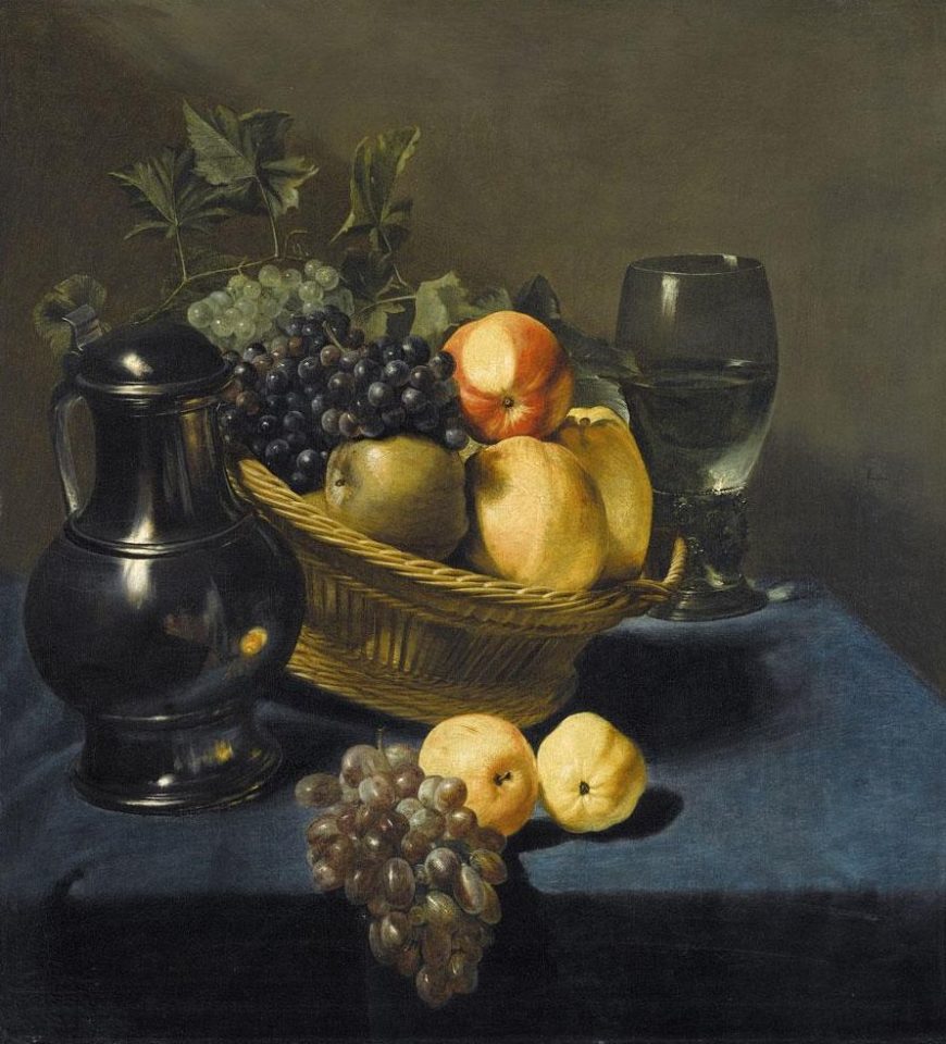 Judith Leyster, Still life with a basket of fruit, c. 1635–40, oil on canvas, 68 x 62.5 cm (The Kremer Collection; photo: Sotheby's)