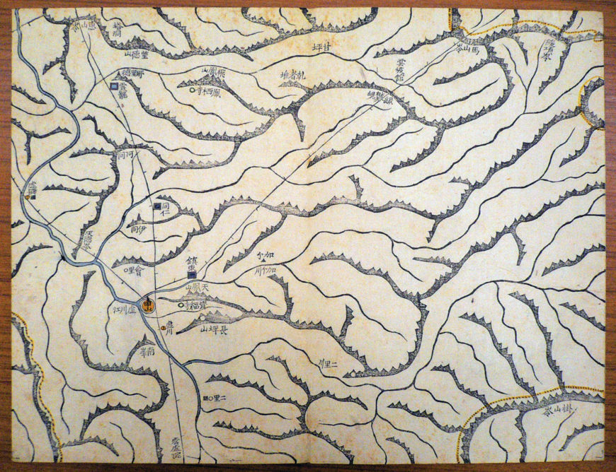 Woodblocks of Daedongnyeojido (“Territorial Map of the Great East”), Kim Jeongho, 1861l Joseon Dynasty, 32.0 × 43.0cm, Treasure 1581 (National Museum of Korea)