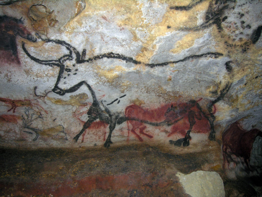 Detail of Hall of Bulls, Lascaux II (replica of the original cave, which is closed to the public), original cave: c. 16,000–14,000 B.C.E.