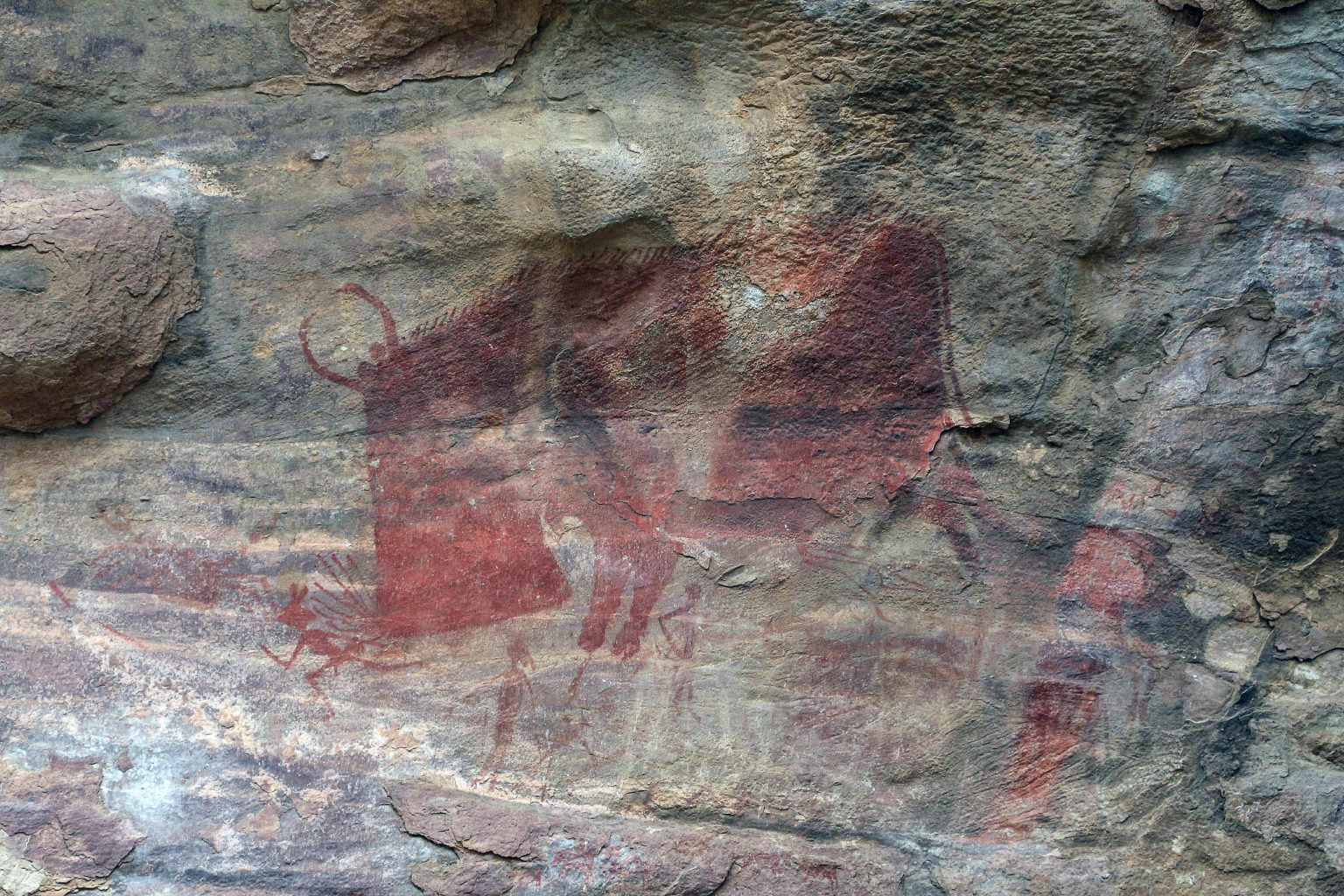 Smarthistory Bhimbetka Cave Paintings Smarthistory Bhimbetka Cave Paintings