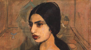 Amrita Sher-Gil Self-Portrait as a Tahitian, 1934, 90 x 56 cm (Kiran Nadar Museum of Art, New Delhi)