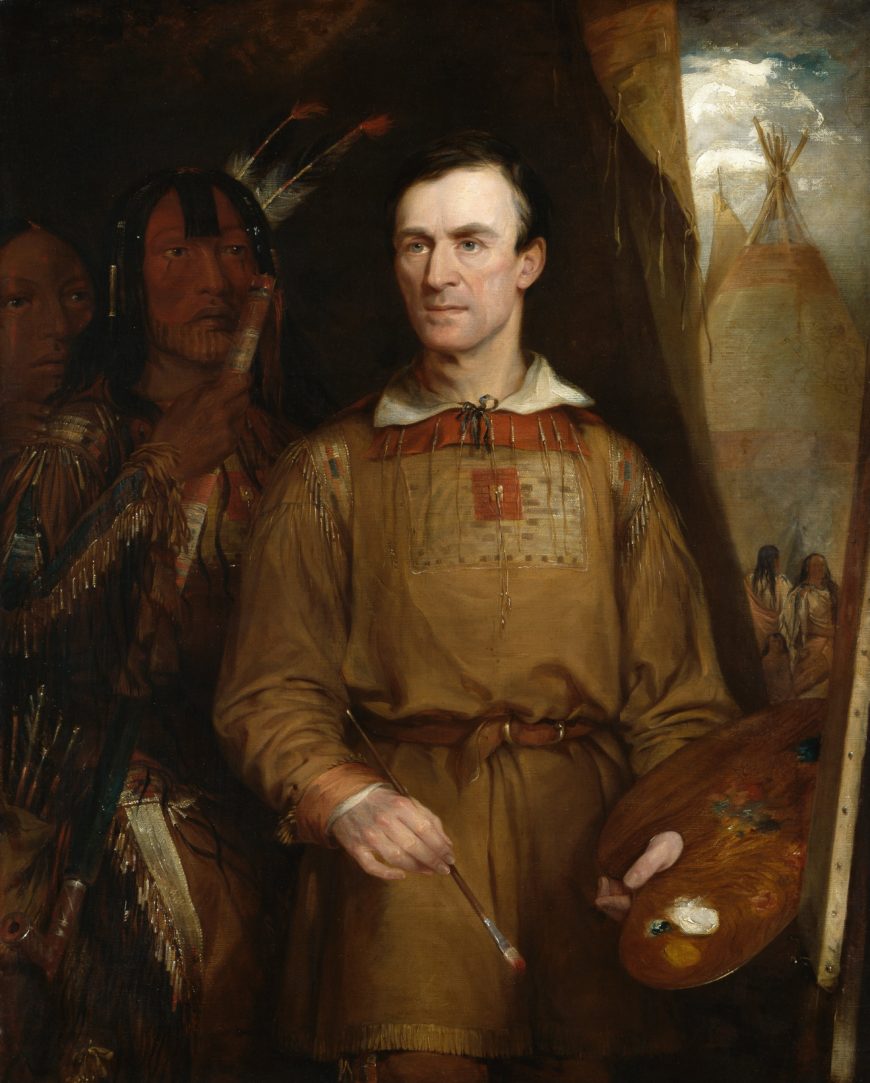 William Fisk, George Catlin, 1849, oil on canvas. 62.5 x 52.5" (National Portrait Gallery, Washington)