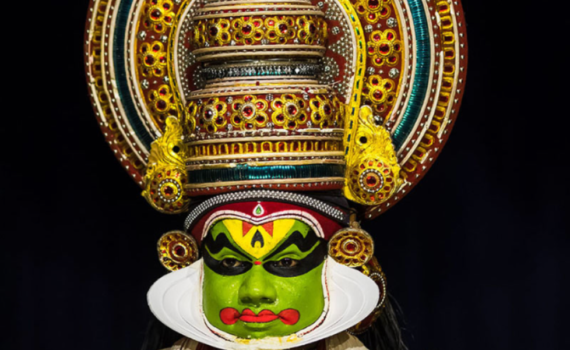 Kathakali dance and masks