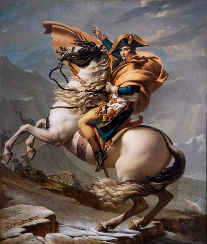 Horse Rape Cartoon Sex - Jacques-Louis David, Napoleon Crossing the Alps â€“ Smarthistory
