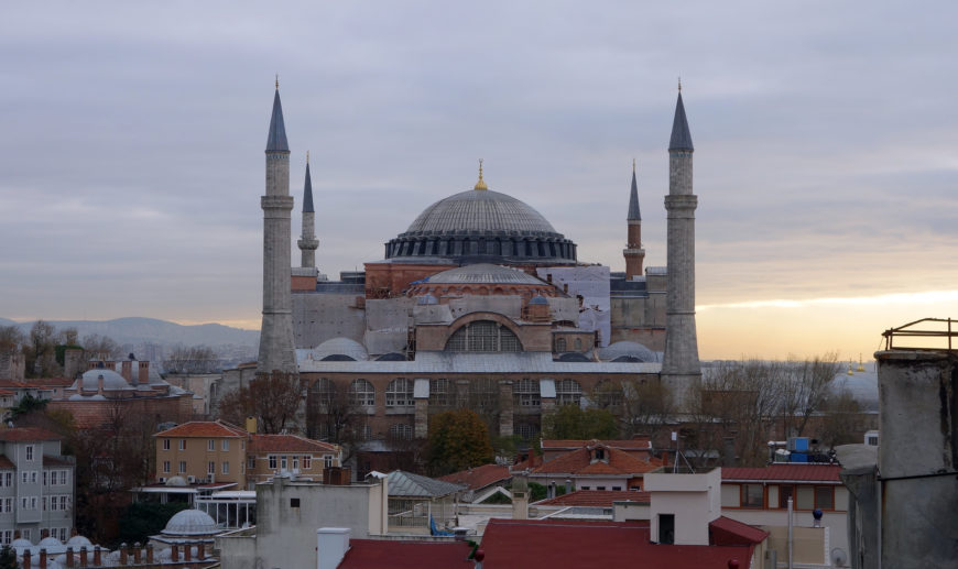 Anthemius of Tralles and Isidore of Miletus, Hagia Sophia, 532–37, Istanbul (photo: Steven Zucker, CC BY-NC-SA 2.0)