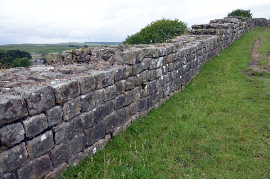 Hadrian's Wall at Thorny Doors (photo: Carole Raddato, CC BY-SA 2.0)