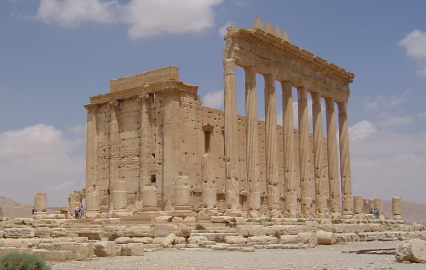 Temple of Bel in 2005, Palmyra, first and second centuries C.E. (photo: ian.plumb, CC BY 2.0)