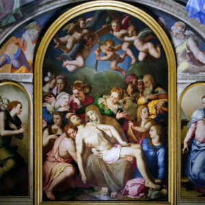 Agnolo Bronzino, Deposition of Christ, 1540, in the Cappella di Eleonora in the Palazzo Vecchio, Florence