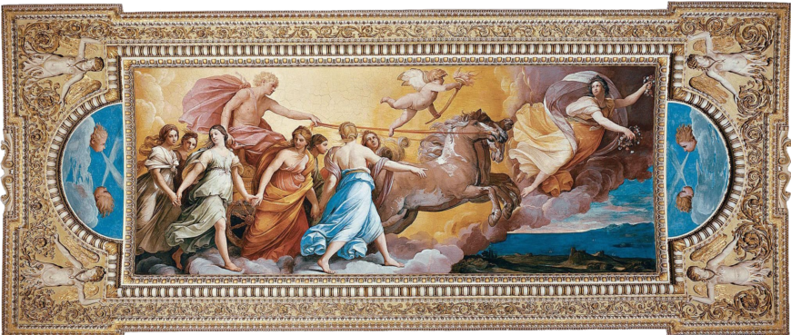 Guido Reni, Aurora, 1613–14, ceiling fresco (Casino dell’Aurora, Rome)