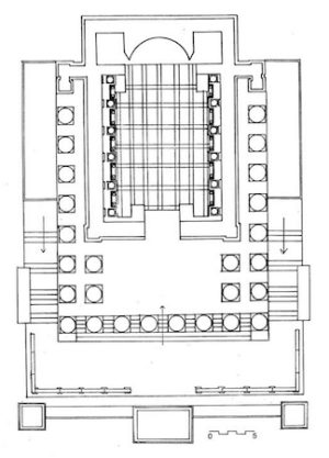 Temple of Venus Genetrix (plan), Forum of Caesar