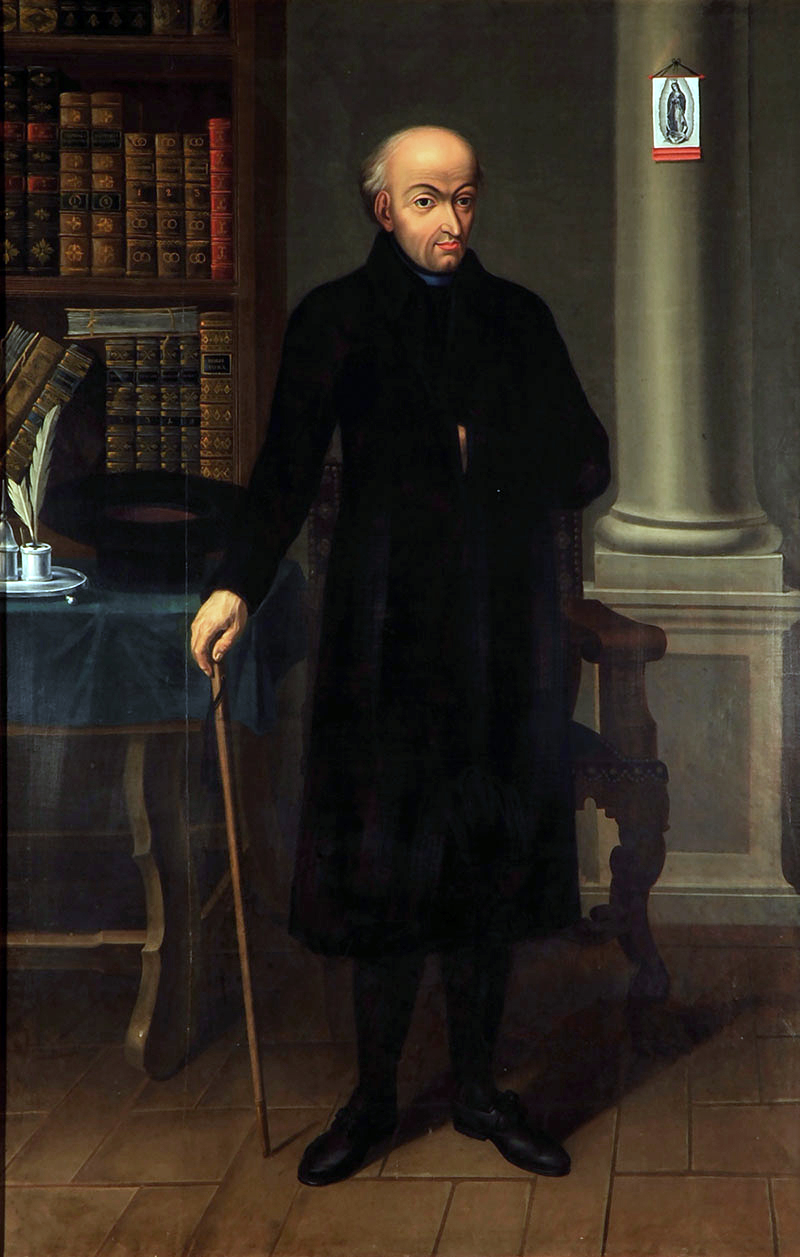 Antonio Serrano, Portrait of Miguel Hidalgo, 1831, 207 x 138.5 cm (Museo Nacional de Historia, Mexico City)