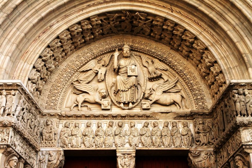 Tympanum and lintel, Saint Trophime, Arles, 12th–15th century (photo: Claude Valette, CC BY-ND 2.0)