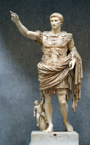 Augustus of Primaporta, 13 B.C.E. to 15 C.E. (photo: Steven Zucker, CC BY-NC-SA 2.0)