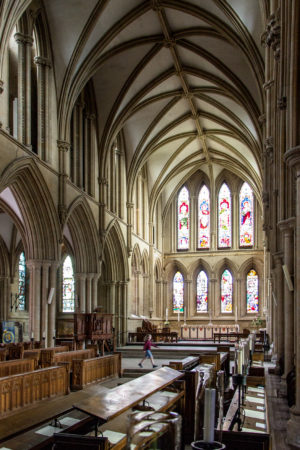 Early Gothic arches, Southwell Minster, Southwell, England, 1300 (photo: Billy Wilson, CC BY-NC 2.0)