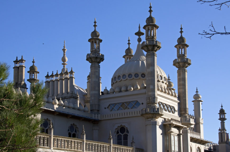 John Nash, Royal Pavilion, Brighton, England, 1815–23 (photo: Tony Hisgett, CC BY 2.0)