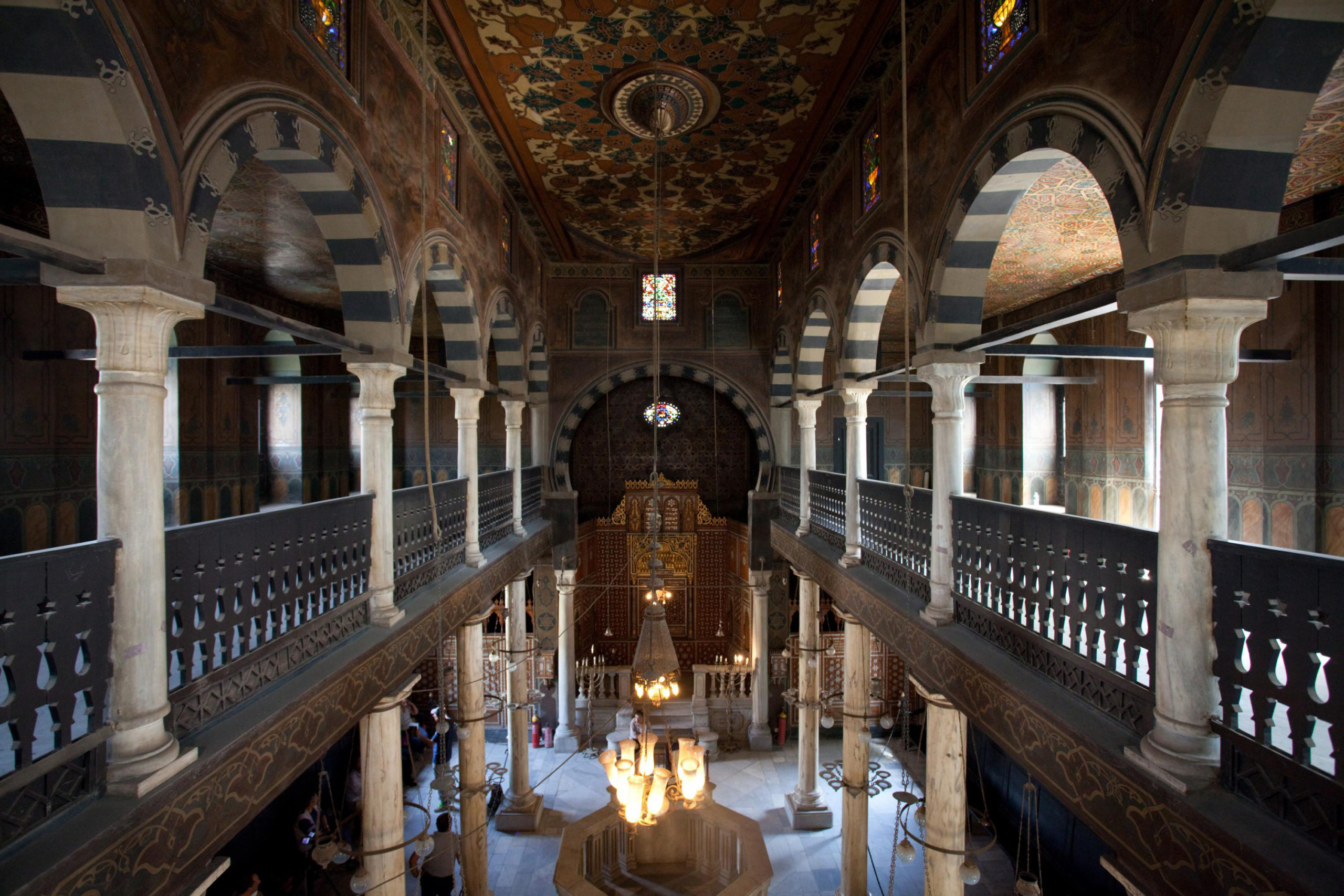 Ben Ezra Synagogue, Fustat ('Old Cairo'), Egypt, founded 1006, rebuilt 1893 (Diarna)