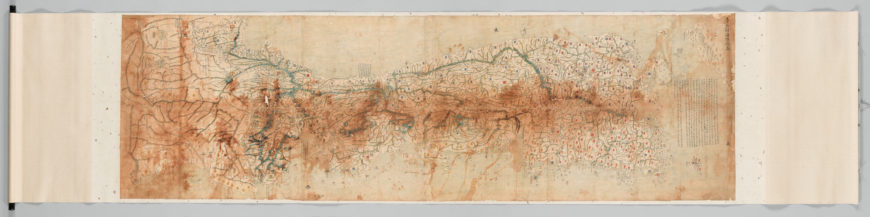 Cheonggu Gwanhaebang Chongdo (“Map for National Defense of Korea”), 18th century (Joseon Dynasty), 285 x 86.3 cm, Treasure 1582 (National Museum of Korea)
