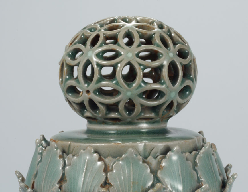 Smarthistory – Celadon incense burner with lion cover and celadon ...