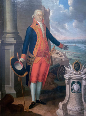 José Campeche y Jordán, Portrait of Governor Ramón de Castro, 1800, oil on canvas, 165.1 x 228.6 cm (Museo de San Juan, San Juan; photo: Tamara Díaz Calcaño)