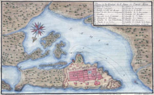 Map of San Juan, Puerto Rico, c. 1770, pen-and-ink and watercolors (Library of Congress)