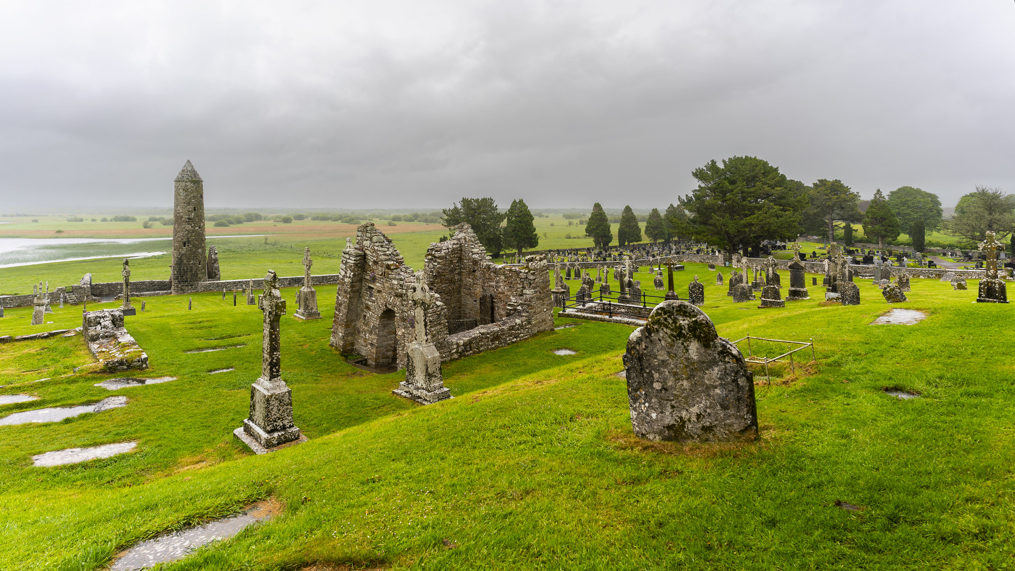 Clonmacnoise, 6th–13th century, County Offaly, Ireland