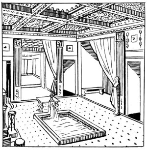 Illustration of an atrium