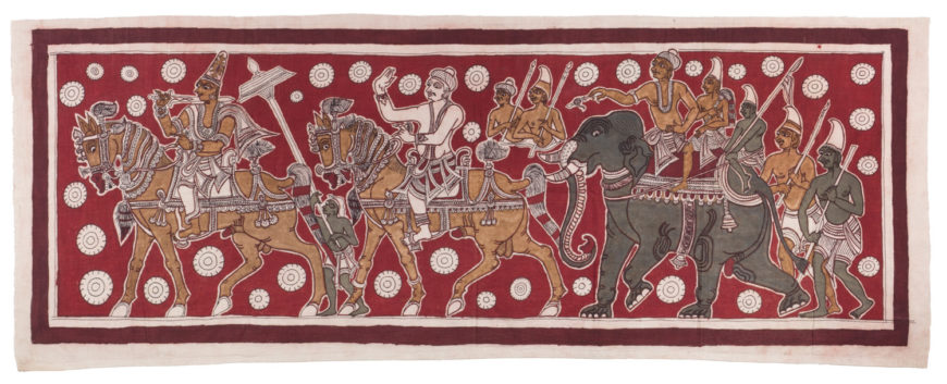 Kalamkari textile, 21st century, cotton, 59 x 169 cm, Andhra Pradesh (Museum of Art and Photography, Bengaluru)