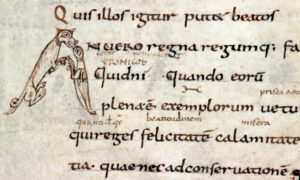 Alençon, Bibliothèque municipale, MS 12, fol. 21v (10th century)