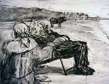 William Kentridge, Drawing from Tide Table, 2003 © William Kentridge
