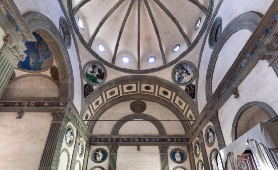 Filippo Brunelleschi, Pazzi Chapel, Santa Croce, Florence, begun 1420s, completed 1460s