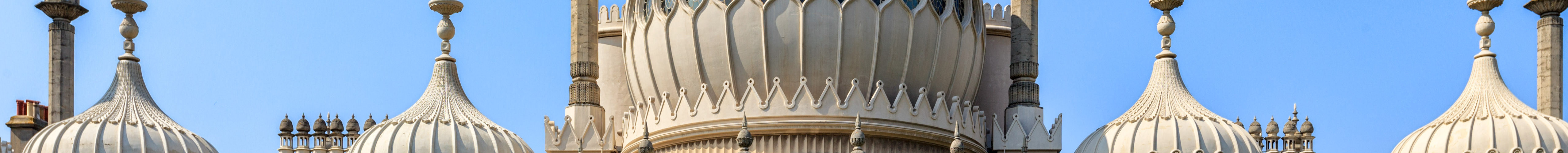 John Nash, Royal Pavilion, Brighton, England, 1815–23 (photo: Qmin, CC BY-SA 3.0)