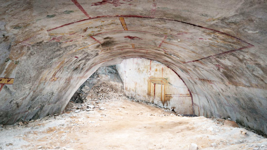 "Chamber Of The Sphinx," rediscovered in 2019, Domus Aurea, Rome (photo: Parco archeologico del Colosseo)